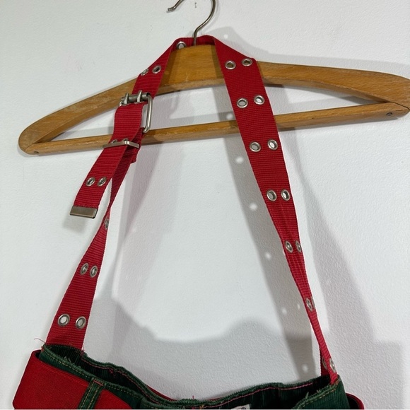 Vintage Y2K Upcycled Green Back Pocket Pants Purse - Picture 3 of 5